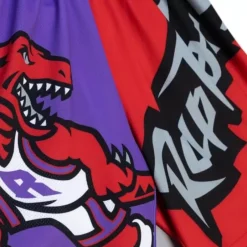 Men Mitchell & Ness Shorts-Big Face Fashion Shorts 5.0 Toronto Raptors