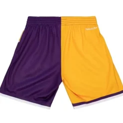 Men Mitchell & Ness Shorts-Big Face Fashion Shorts 5.0 Los Angeles Lakers