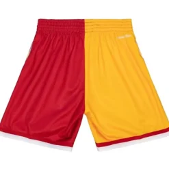 Men Mitchell & Ness Shorts-Big Face Fashion Shorts 5.0 Houston Rockets
