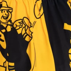 Men Mitchell & Ness Shorts-Big Face Fashion Shorts 5.0 Pittsburgh Steelers