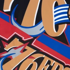 Men Mitchell & Ness T-Shirts & Tops-Big Face Fashion Tank 5.0 Philadelphia 76Ers
