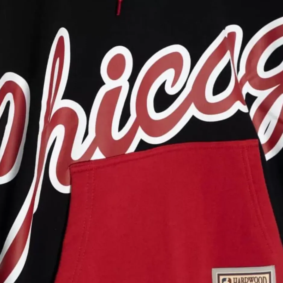 Men Mitchell & Ness Hoodies & Sweatshirts-Big Face Hoodie 5.0 Chicago Bulls