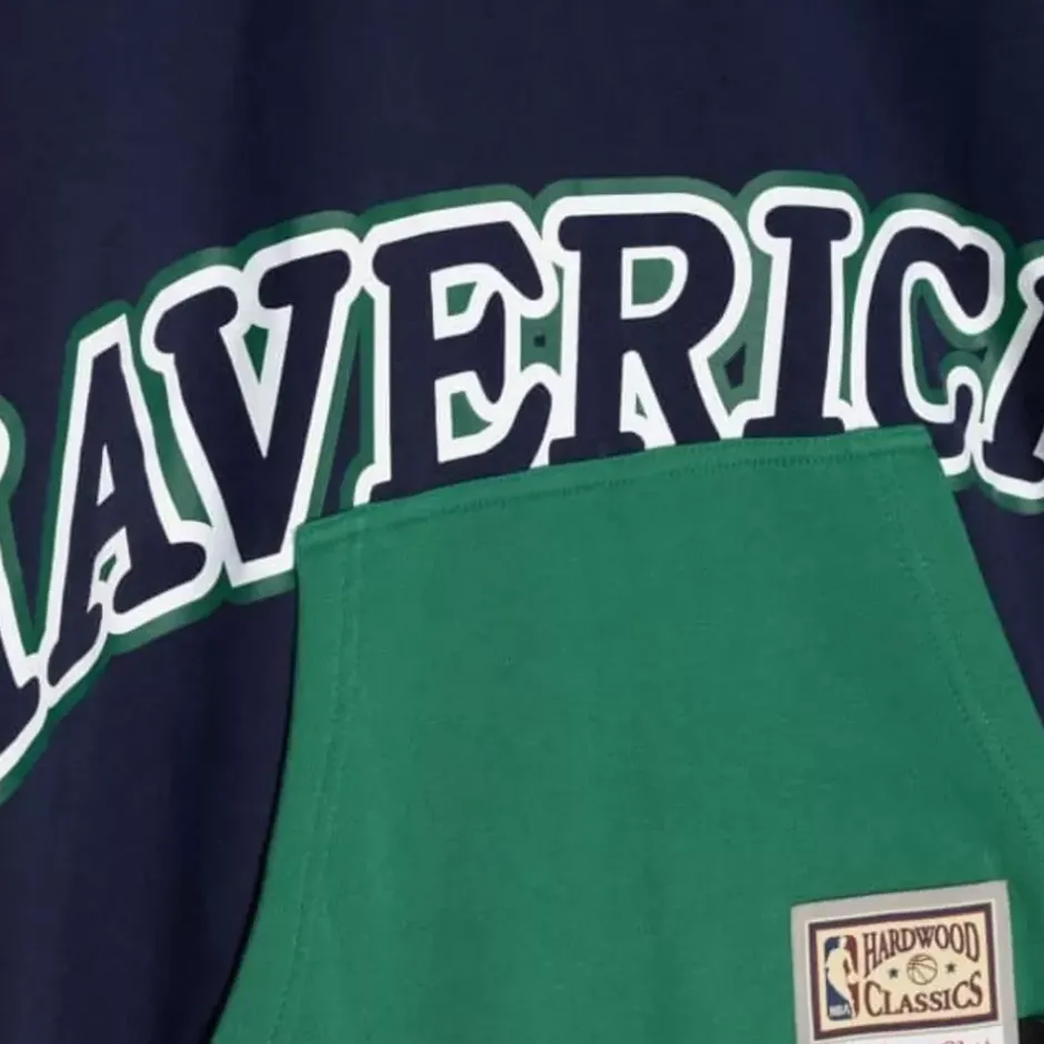 Men Mitchell & Ness Hoodies & Sweatshirts-Big Face Hoodie 5.0 Dallas Mavericks