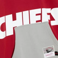 Men Mitchell & Ness Hoodies & Sweatshirts-Big Face Hoodie 5.0 Kansas City Chiefs