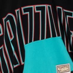 Men Mitchell & Ness Hoodies & Sweatshirts-Big Face Hoodie 5.0 Vancouver Grizzlies