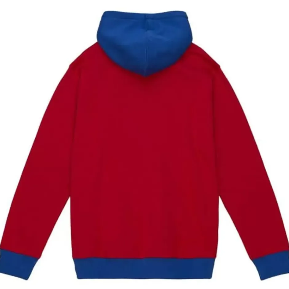 Men Mitchell & Ness Hoodies & Sweatshirts-Big Face Hoody 5.0 New York Giants