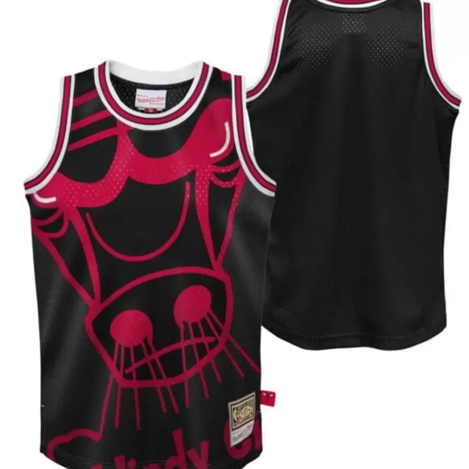 Youth Mitchell & Ness Big Kids-Big Face Jersey Chicago Bulls