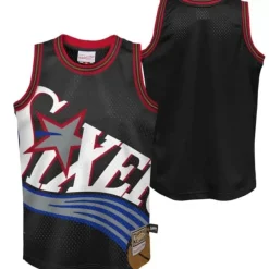 Youth Mitchell & Ness Big Kids-Big Face Jersey Philadelphia 76Ers
