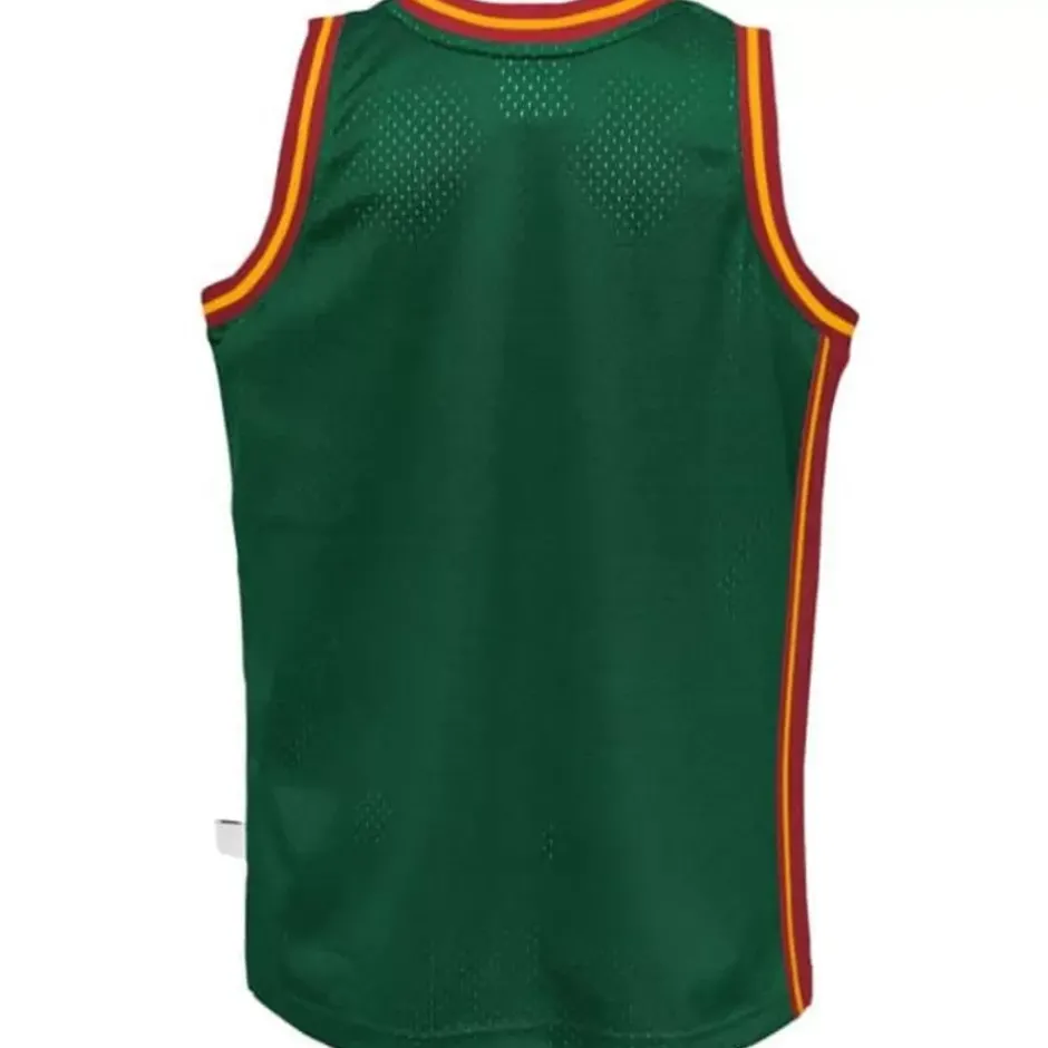 Youth Mitchell & Ness Big Kids-Big Face Jersey Seattle Supersonics