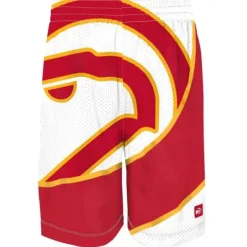 Men Mitchell & Ness Shorts-Big Face Shorts Atlanta Hawks