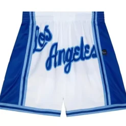 Men Mitchell & Ness Shorts-Big Face Shorts Los Angeles Lakers