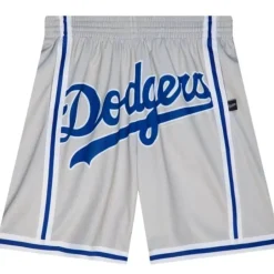 Men Mitchell & Ness Shorts-Big Face Shorts Los Angeles Dodgers