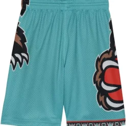 Men Mitchell & Ness Shorts-Big Face Shorts Vancouver Grizzlies