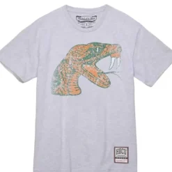 Men Mitchell & Ness T-Shirts & Tops-Big Logo Tee Florida A&M University