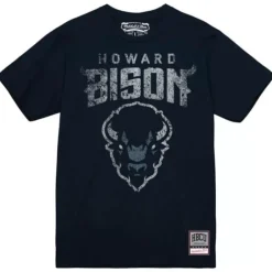 Men Mitchell & Ness T-Shirts & Tops-Big Logo Tee Howard University
