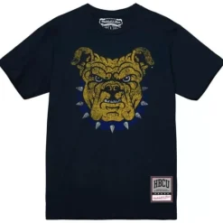 Men Mitchell & Ness T-Shirts & Tops-Big Logo Tee North Carolina A&T University