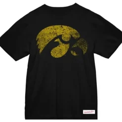 Men Mitchell & Ness T-Shirts & Tops-Big Logo Tee University Of Iowa