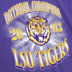 Men Mitchell & Ness T-Shirts & Tops-Big Shine Tee Louisiana State University