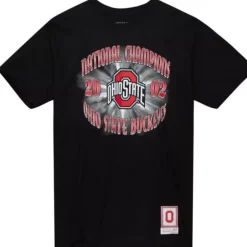 Men Mitchell & Ness T-Shirts & Tops-Big Shine Tee Ohio State