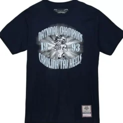 Men Mitchell & Ness T-Shirts & Tops-Big Shine Tee University Of North Carolina
