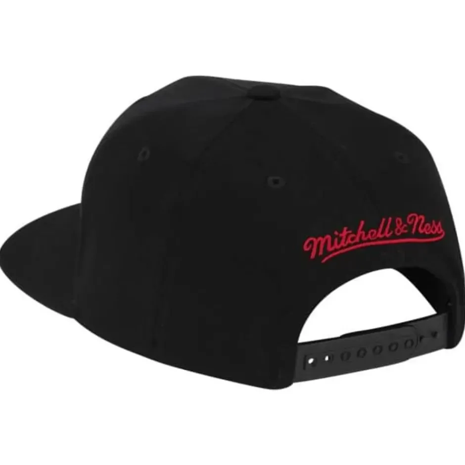 Mitchell & Ness Snapback-Black Dip Down Snapback Hwc Houston Rockets