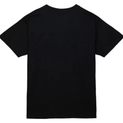 Men Mitchell & Ness T-Shirts & Tops-Bling Ss Tee Hwc Charlotte Hornets Larry Johnson