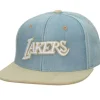 Mitchell & Ness Snapback-Blue Jean Baby Snapback Hwc Los Angeles Lakers