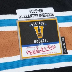 Mitchell & Ness Nhl Blue Line-Blue Line Alexander Ovechkin Washington Capitals Dark 2005 Jersey