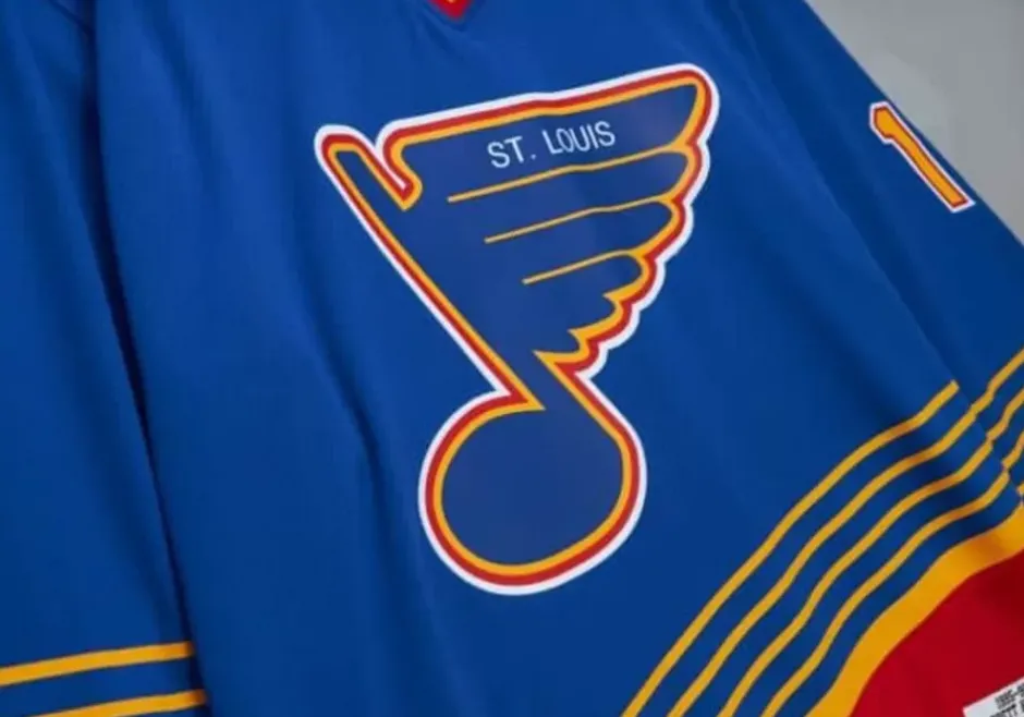 Mitchell & Ness Nhl Blue Line-Blue Line Brett Hull St. Louis Blues 1995 Jersey