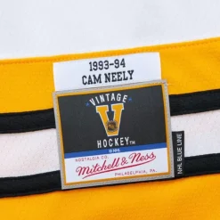 Mitchell & Ness Nhl Blue Line-Blue Line Cam Neely Boston Bruins White 1993 Jersey