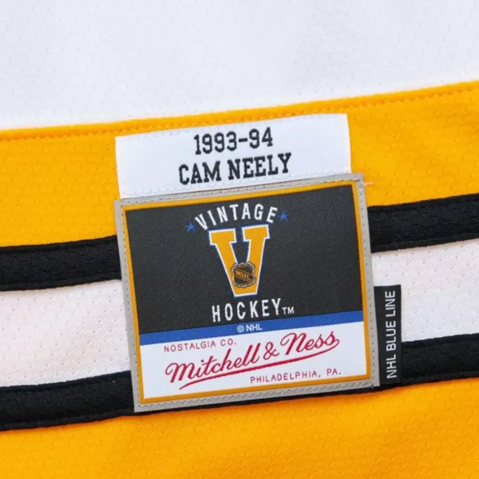 Mitchell & Ness Nhl Blue Line-Blue Line Cam Neely Boston Bruins White 1993 Jersey