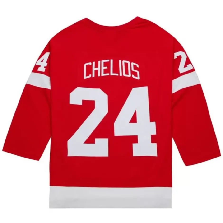 Mitchell & Ness Nhl Blue Line-Blue Line Chris Chelios Detroit Red Wings Dark 2001 Jersey