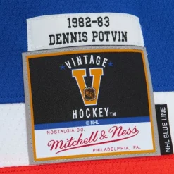 Mitchell & Ness Nhl Blue Line-Blue Line Denis Potvin New York Islanders Dark 1982 Jersey