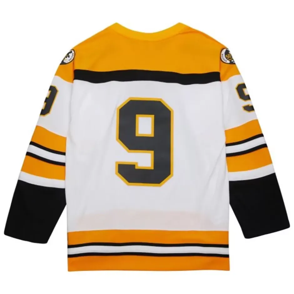 Mitchell & Ness Nhl Blue Line-Blue Line Johnny Bucyk Boston Bruins White 1973 Jersey