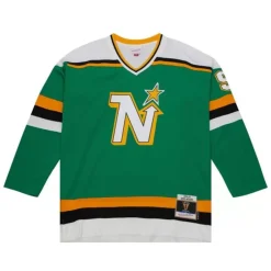 Mitchell & Ness Nhl Blue Line-Blue Line Mike Modano Minnesota North Stars Dark 1989 Jersey