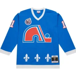 Mitchell & Ness Nhl Blue Line-Blue Line Owen Nolan Quebec Nordiques Dark 1992 Jersey