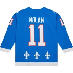 Mitchell & Ness Nhl Blue Line-Blue Line Owen Nolan Quebec Nordiques Dark 1992 Jersey