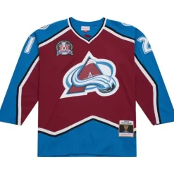 Mitchell & Ness Nhl Blue Line-Blue Line Peter Forsberg Colorado Avalanche Dark 1995 Jersey