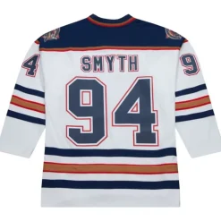 Mitchell & Ness Nhl Blue Line-Blue Line Ryan Smyth Edmonton Oilers White 1996 Jersey