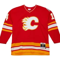 Mitchell & Ness Nhl Blue Line-Blue Line Theo Fleury Calgary Flames Dark 1988 Jersey