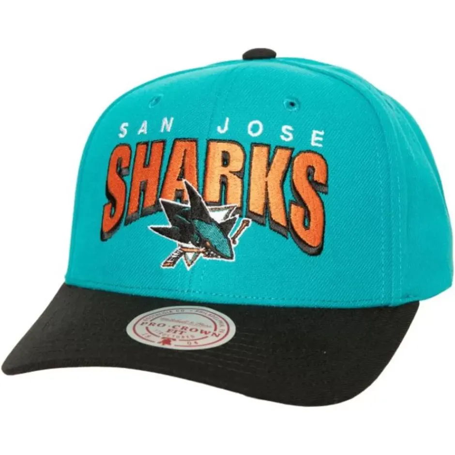 Mitchell & Ness Snapback-Boom Text Pro Snapback San Jose Sharks