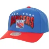 Mitchell & Ness Snapback-Boom Text Pro Snapback Vntg New York Rangers