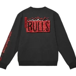 Men Mitchell & Ness Hoodies & Sweatshirts-Born And Bred Crew Chicago Bulls