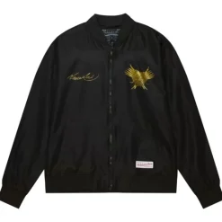 Men Mitchell & Ness Jackets & Outerwear-Branded Bruce Lee Celebrating 50 Years Bomber