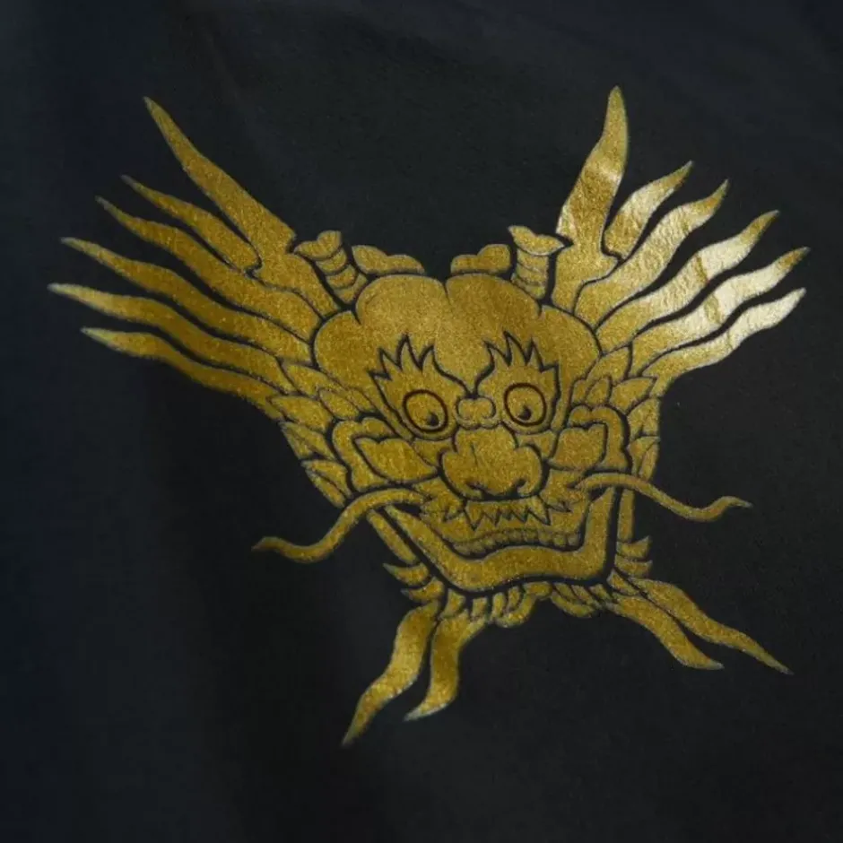 Men Mitchell & Ness Jackets & Outerwear-Branded Bruce Lee Celebrating 50 Years Bomber