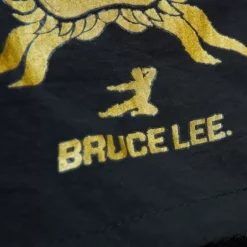 Men Mitchell & Ness Shorts-Branded Bruce Lee Dragon'S Head Script Nylon Shorts