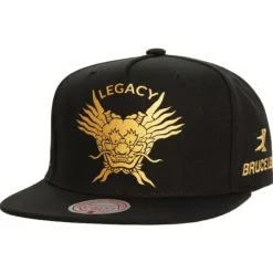 Mitchell & Ness Snapback-Branded Bruce Lee Dragon'S Head Snapback
