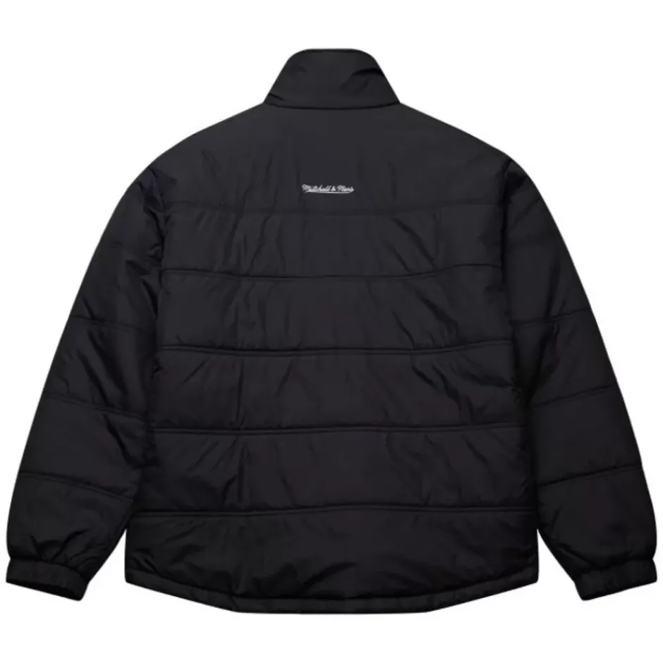 Men Mitchell & Ness Jackets & Outerwear-Branded In The Clutch Puffer Jacket Vintage Logo