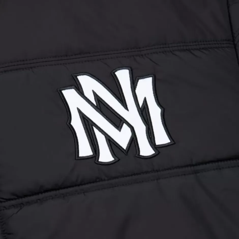 Men Mitchell & Ness Jackets & Outerwear-Branded In The Clutch Puffer Jacket Vintage Logo