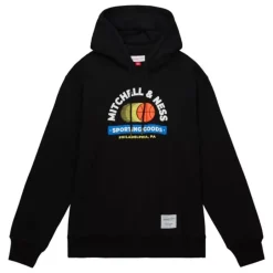 Men Mitchell & Ness Hoodies & Sweatshirts-Branded M&N Fashion Graphic Hoodie